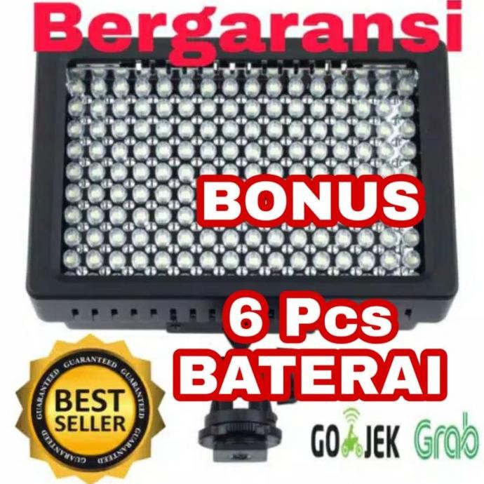 lighting kamera 160 LED-Video Lighting-Lampu Flash kamera DSLR