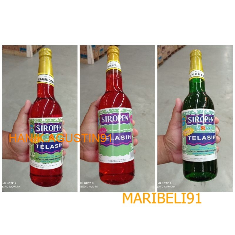 

Sirup Siropen Telasih cap BULAN (botol kaca)