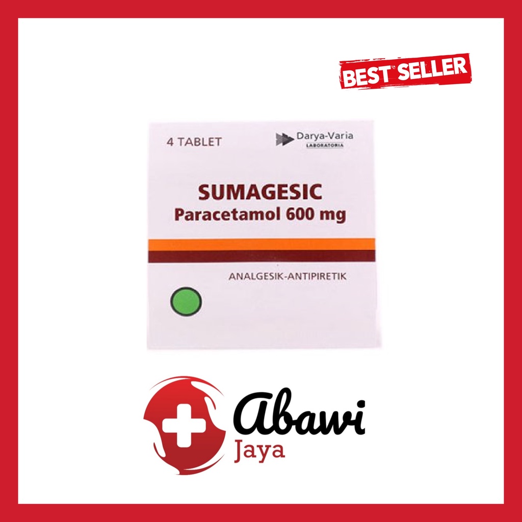 [AB] Sumagesic 600 mg 4 Tablet / SUMAGESIC PARACETAMOL