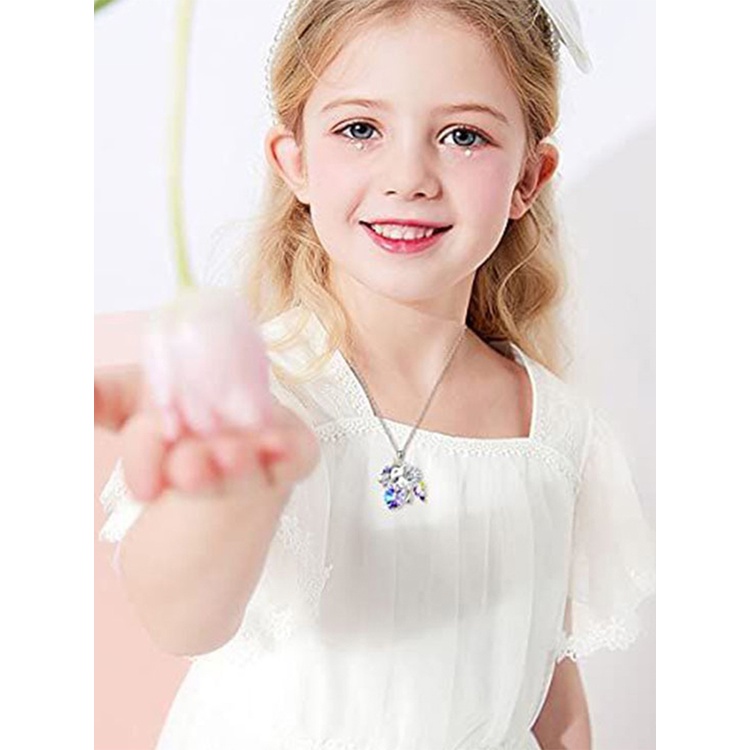 Kalung Liontin Unicorn / Malaikat Lucu Untuk Anak Perempuan / Wanita