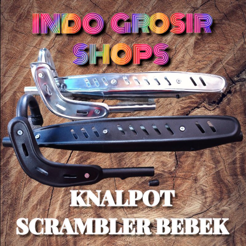Knalpot custom scrambler honda win c70 c50 grand c series dll