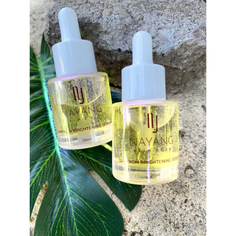 TANPA LABEL SERUM SAFRON / SERUM BYE ACNE 20ml - serum wajah/ serum whitening / serum