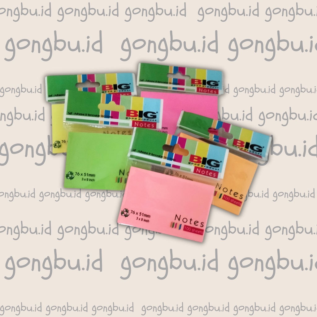 

BIG STICKY NOTES / POST IT MEMO (76X51mm)