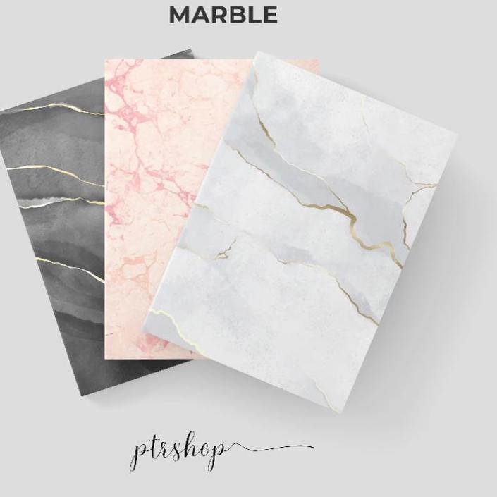 

︽ PROMO SAMPUL BUKU BOOK COVER A5/B5 MARBLE EDITION LANGSUNG ORDER 2797 ⌘