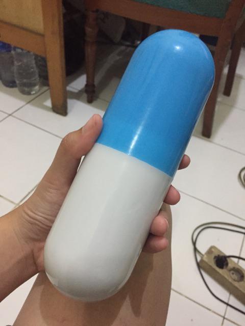 Anti Uv Payung Kapsul Mini - Biru