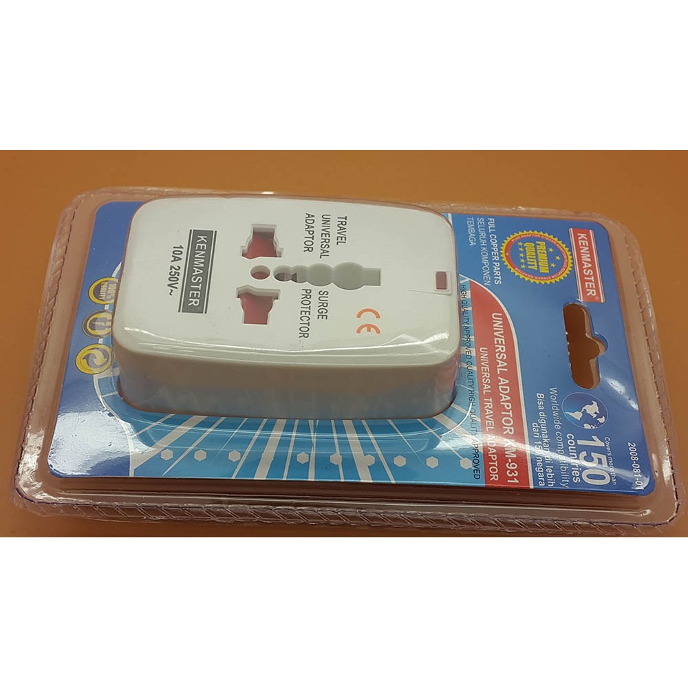 KENMASTER All in One World Universal Travel Adapter KM-931