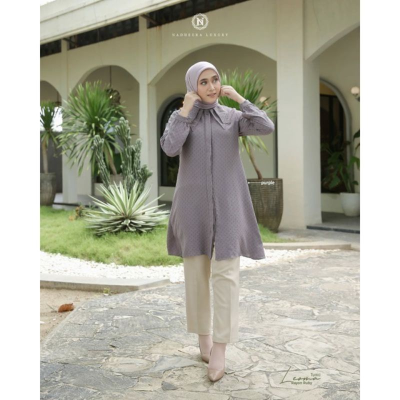 LEOMA TUNIK//NADHERA LUXURY//TUNIKNADHERA//TUNIKTERBARU//TUNIKTERLARIS//COD