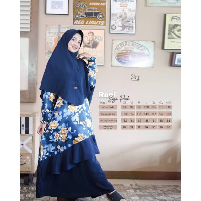 Rani Gamis Syari Motif set Khimar