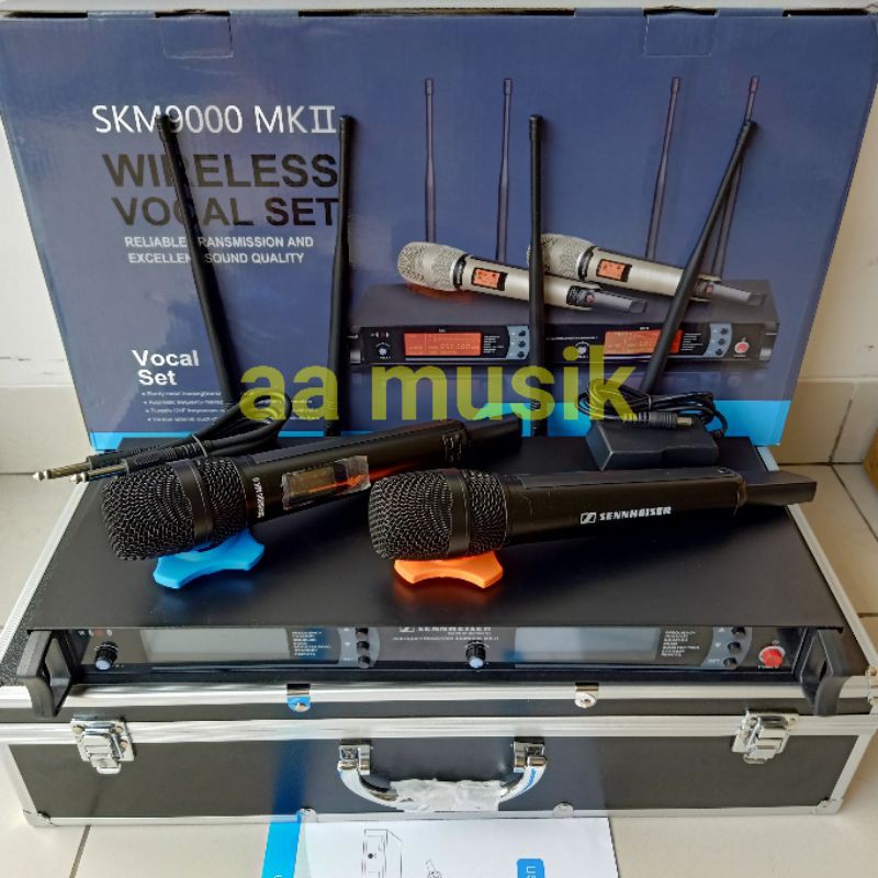 MIC PROFESSIONAL SENNHEISER SKM9000MKII DUAL CHANNEL MIC WIRELESS