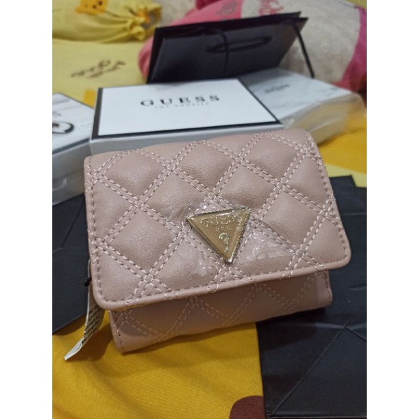 DOMPET GUESS CESSILY PINK ORIGINAL GUESS MURAH