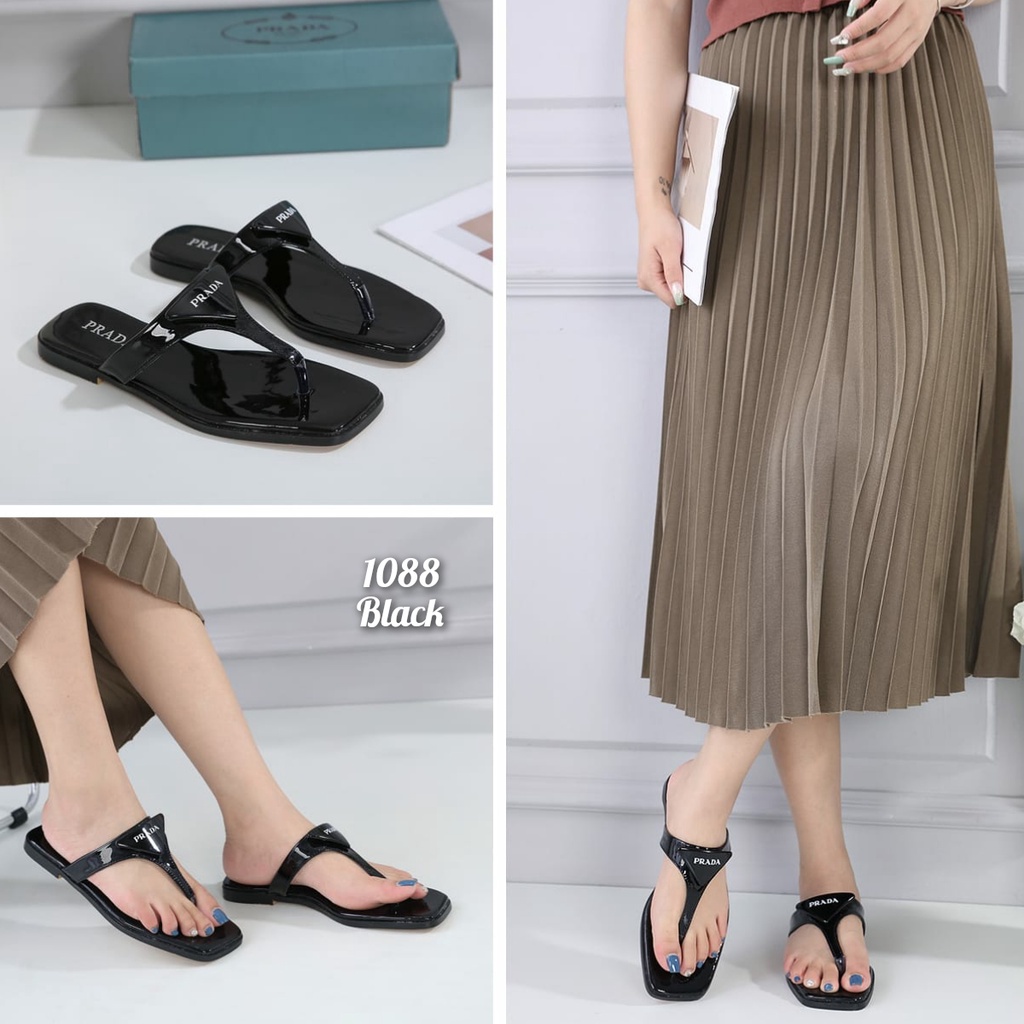 NEW ARRIVAL!!!  SANDAL WANITA JEPIT IMPORT TERMURAH FLAT PRoDo  Kode: 1088