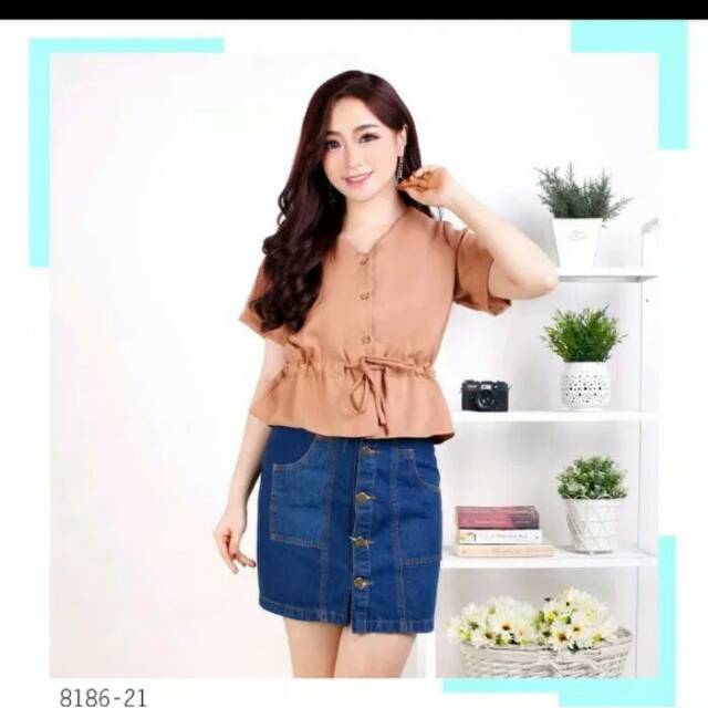 Baju Atasan Wanita Murah BLOUSE KIMONO YOKA