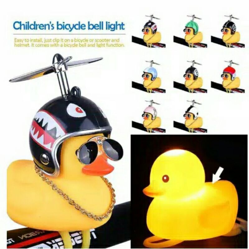 FULL SET BEBEK KUNING LED UNTUK SEPEDA / MOTOR / DASHBOARD