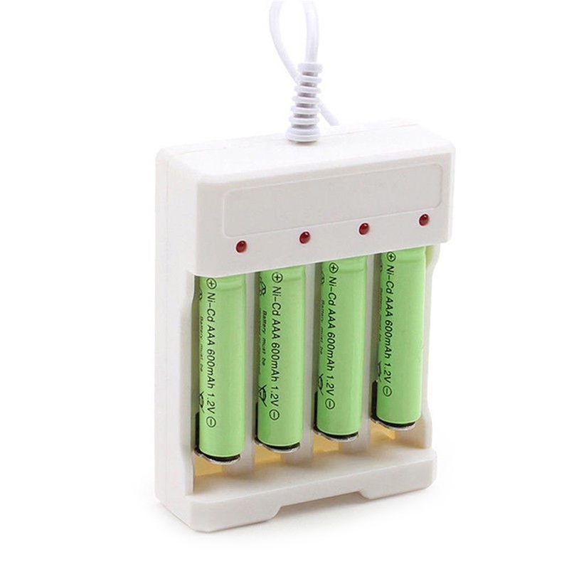 {LUCKID}1.2V Universal 4 Slot AA/AAA Rechargeable Battery Charger Adapter USB Plug