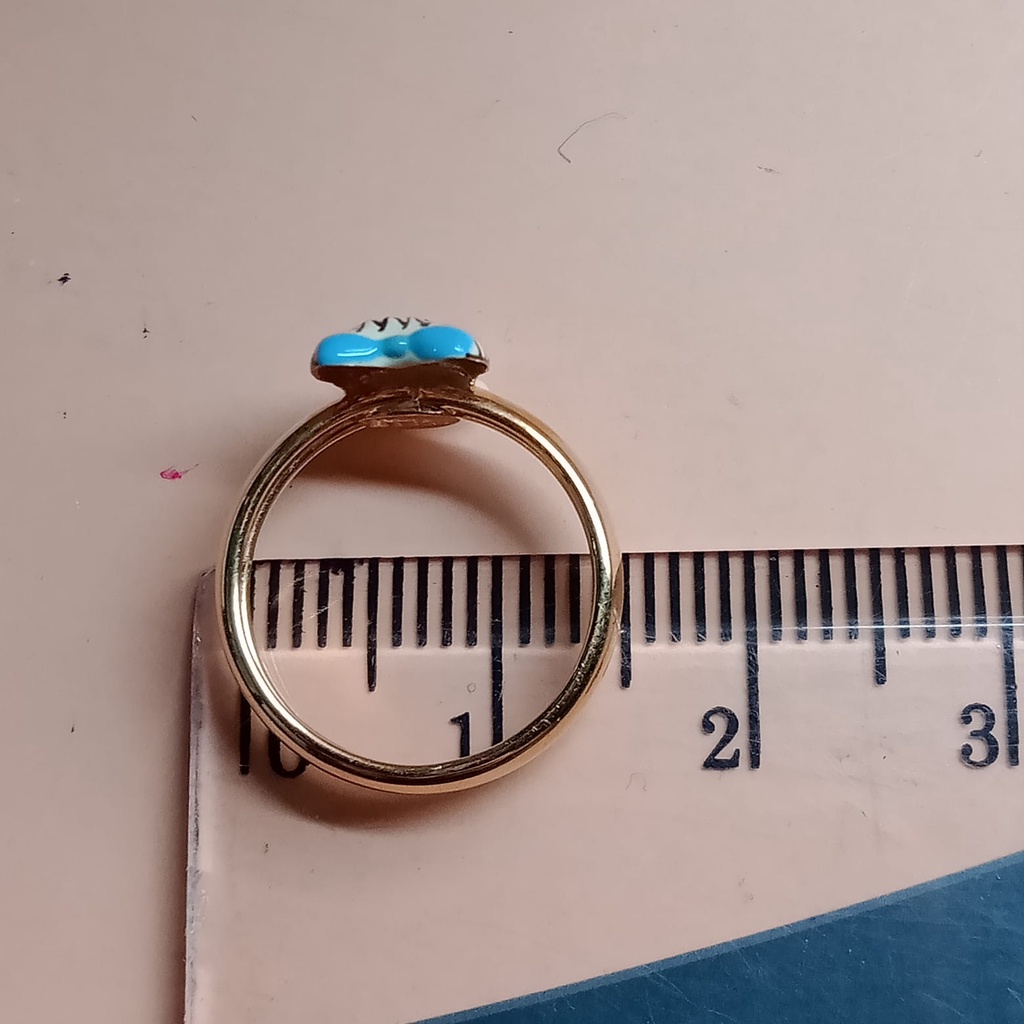 Cincin Anak Emas 17K - 1.05 gr Kadar 750 - 2