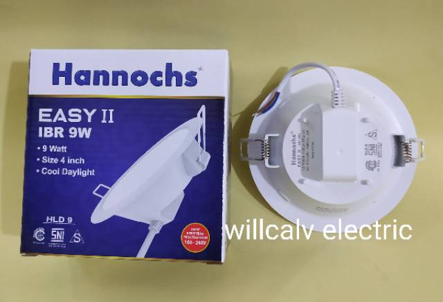 LAMPU DOWNLIGHT LED HANNOCHS EASY 2 9W 9WATT 9 W - LAMPU LED HANNOCHS EASY 2 9W BULAT