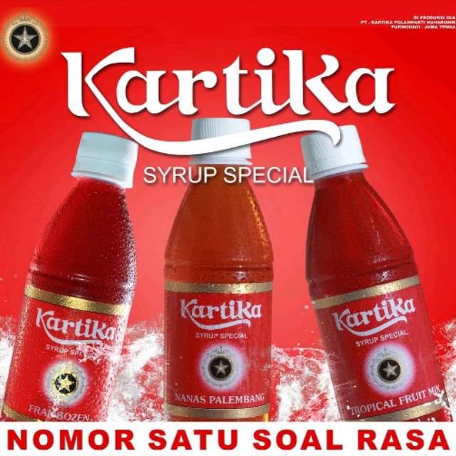 

Sirup kartika 400ml special kemasan botol plastik