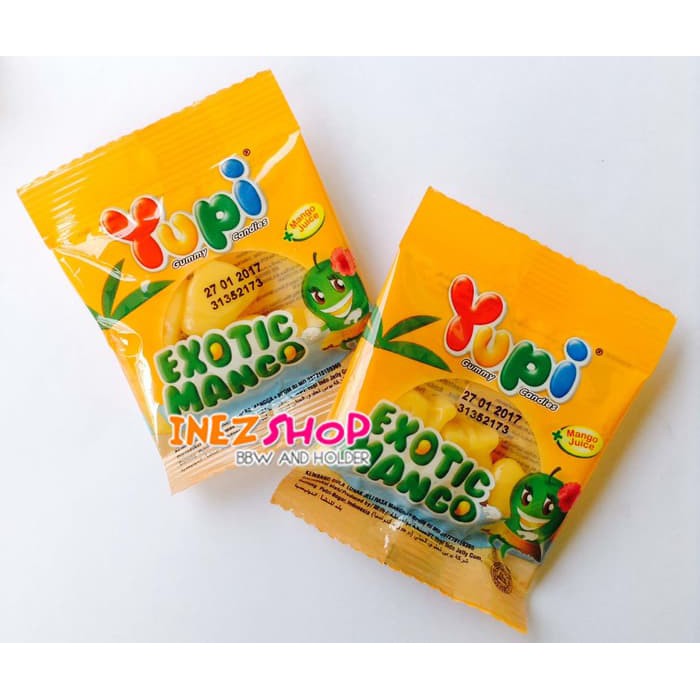 

yupi exotic mango 24. permen yupi jelly HHR1849