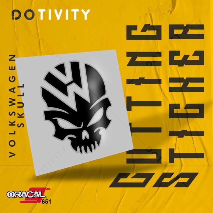 

Cutting Sticker VOLKSWAGEN SKULL