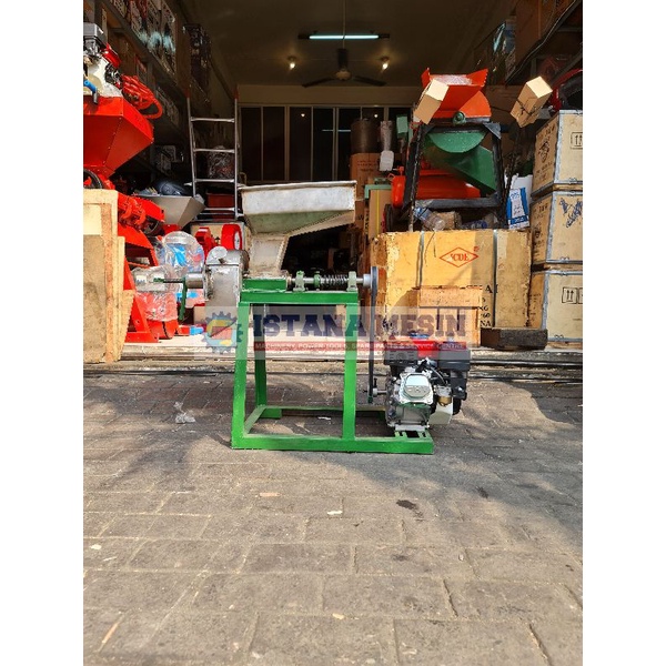 MESIN GILINGAN BUMBU 6INCI CABAI JAHE LENGKUAS STAINLESS COMPLETE MESIN