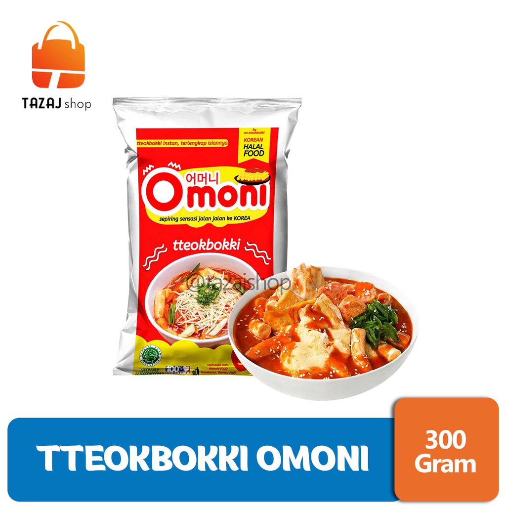 Topokki, Tteokbokki Halal Frozen Food Omoni
