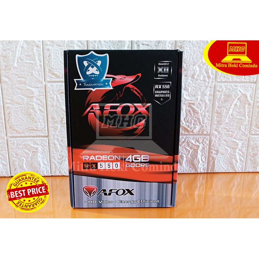 Vga Afox Radeon Rx550 4Gb Ddr5