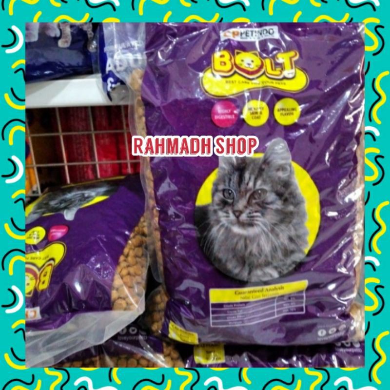 Makanan Kucing Bolt Salmon 10Kg KHUSUS GOJEK