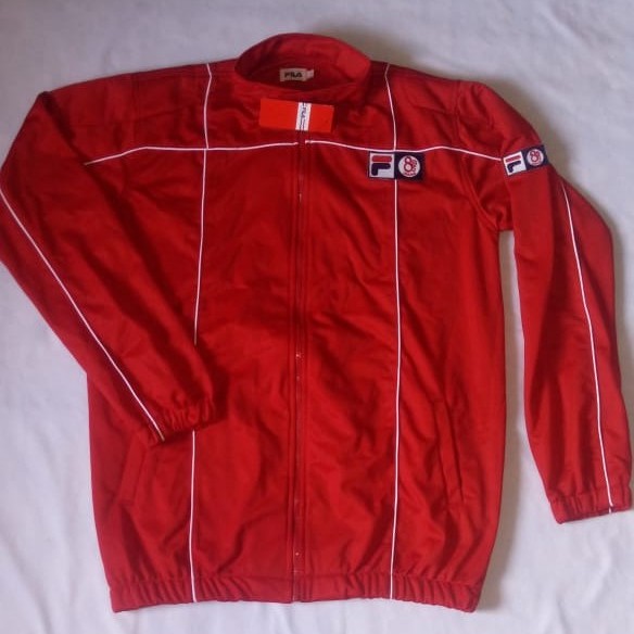 Jaket Tracktop FILA TERINDA 80s Film The Firm  - MERAH