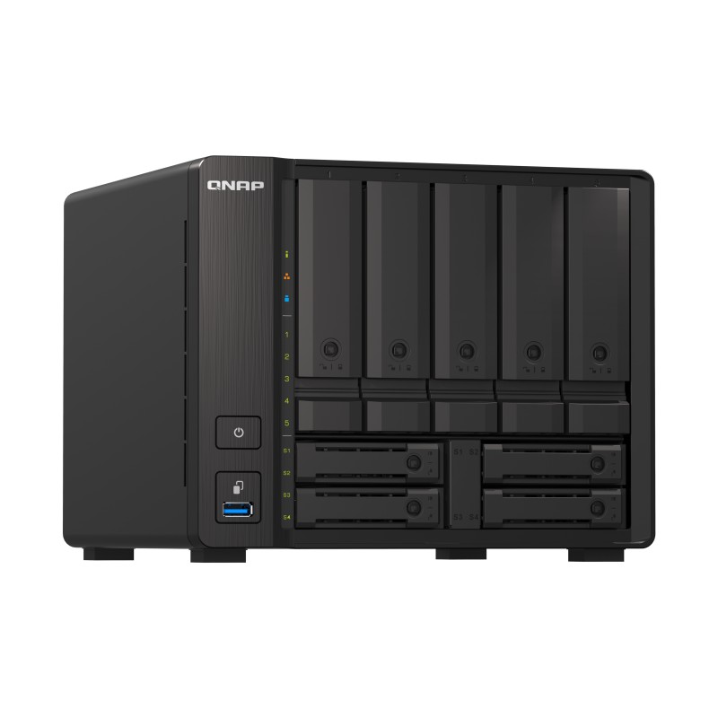 QNAP TS-h973AX-32G 9-BAY NAS 32GB RAM Server Storage Cloud TSh973AX