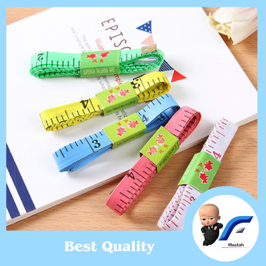 fzr* Meteran Baju Alat Ukur Badan Pita Pengukur Mini Penjahit 150cm meteran kain
