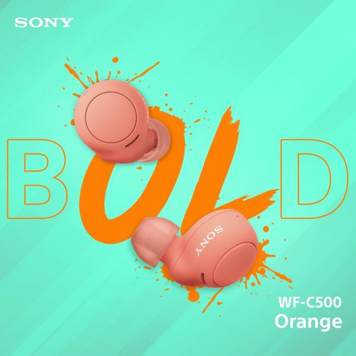 Sony Earphone Bluetooth Truly Wireless TWS WF-C500 Garansi Resmi Sony 1 Tahun