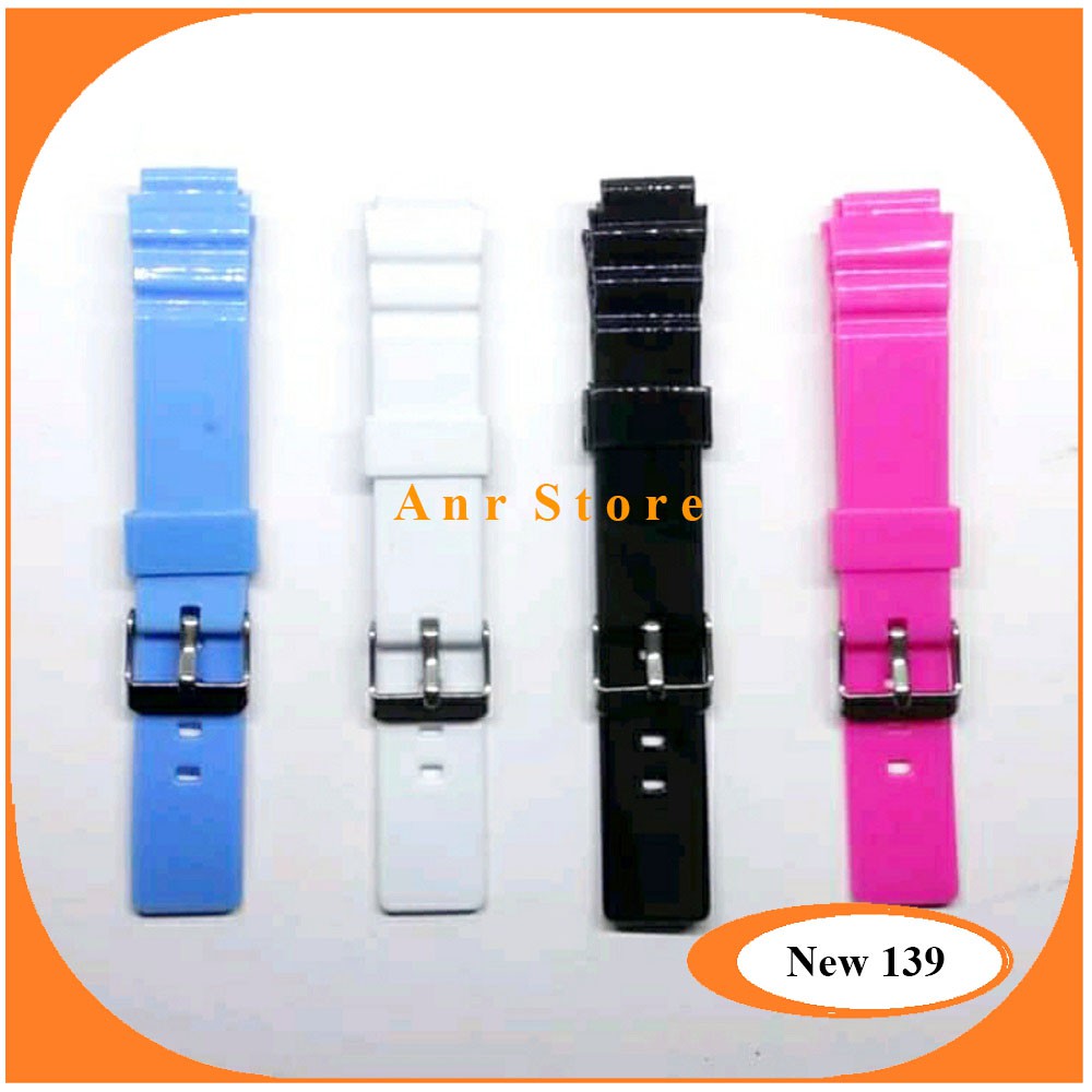 Tali Jam Tangan Casio Lrw-200 Lrw200 Lrw 200 Putih Pink Hitam Biru