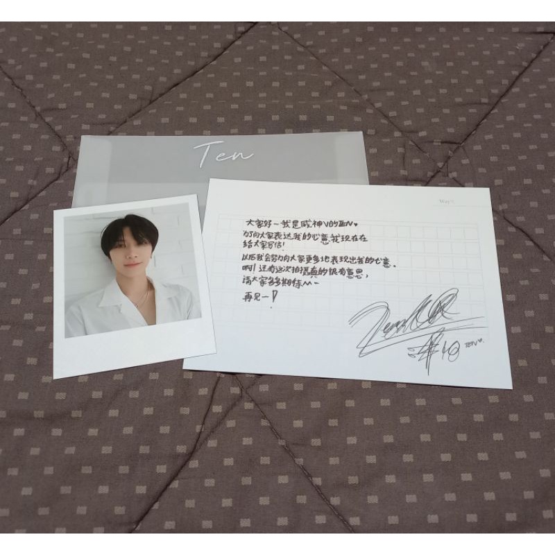 WAYV HOLIDAY | TEN LETTER AND POLAROID