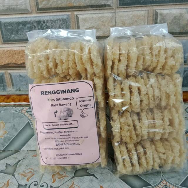 

Rengginang Situbondo (rasa bawang)
