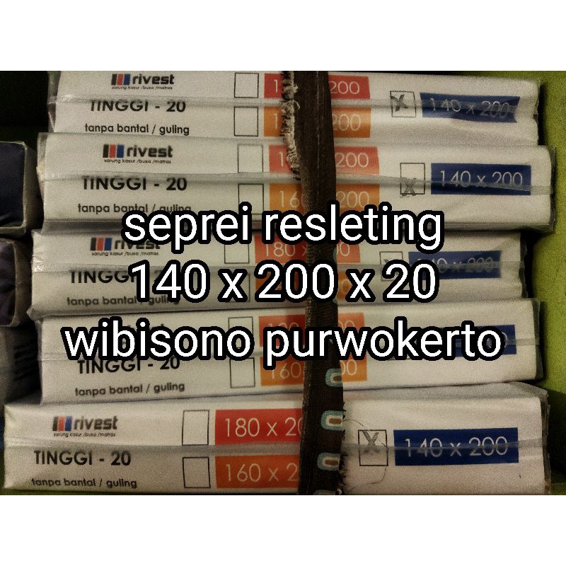 sarung kasur busa rivest 140×200×20 sprei resleting seprai resleting 140×200×20 140x200x20