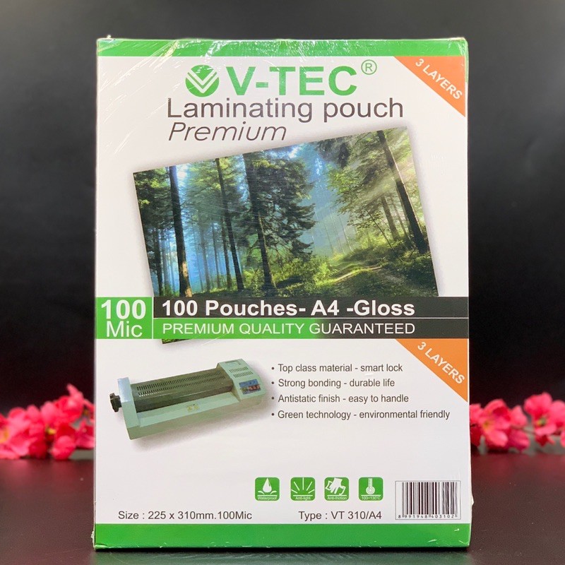 

Plastik mika laminating V-TEC 100 micro size A4