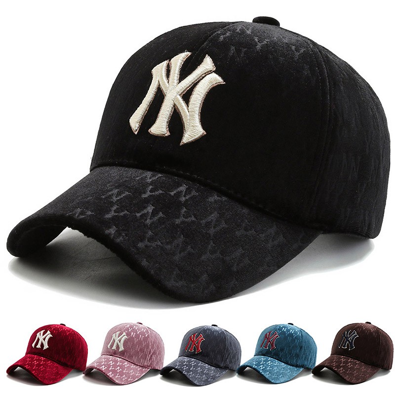 NEXTSTOP-058 Yang Baru Fashion Beludru Baseball Caps