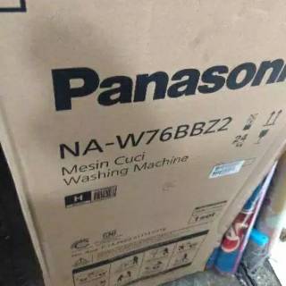  PANASONIC  NA W76BBZ2 MESIN  CUCI  2  TABUNG  KAPASITAS 7KG 