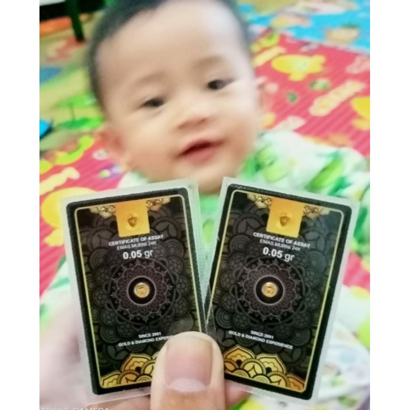 [TERUPDATE] MINIGOLD 0.05 GRAM EMAS MINI 24K MINI GOLD BISA TUKAR ANTAM