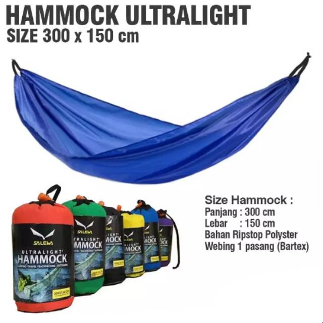 Termurah Hammock Single 300x150cm