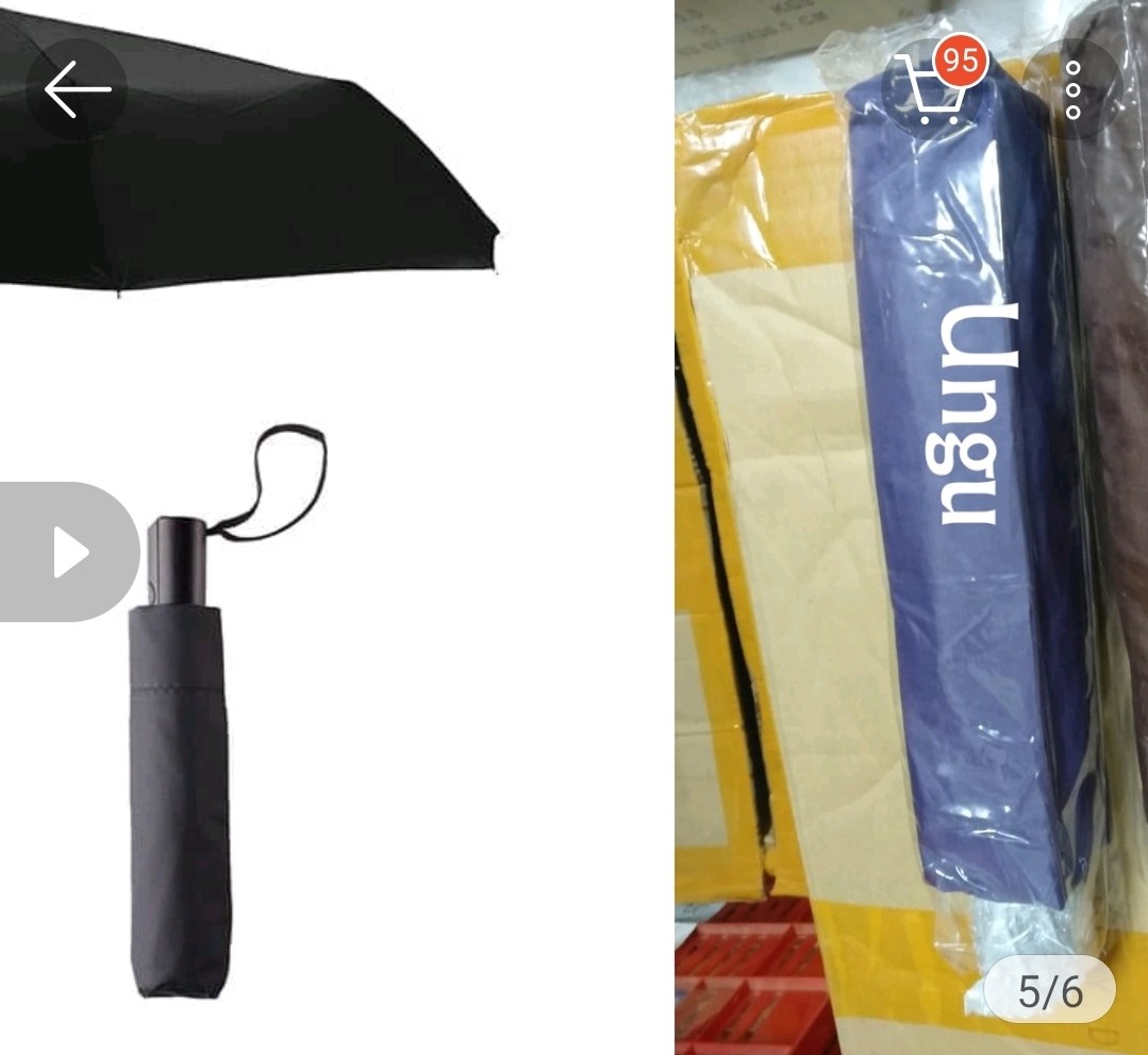 [igs] Perlengkapan Rumah Payung Otomatis Terbalik Buka Tutup Anti Uv Automatic Umbrella 30 - 56 Cm