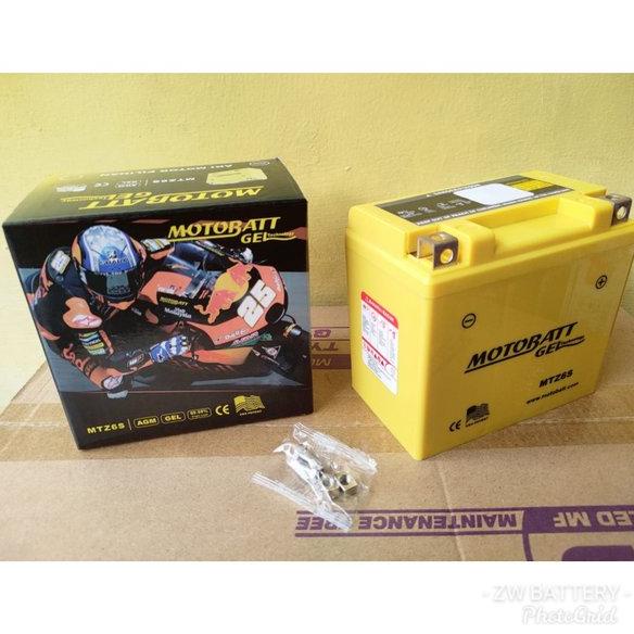 Aki Motor Satria FU Motobatt MTZ6S Aki Gel