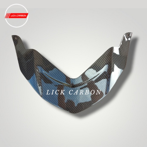 Ducktail Tutup Atas Lampu Belakang Cover Lampu Stop Sepeda Motor Nmax Old Lapis Carbon kevlar Karbon