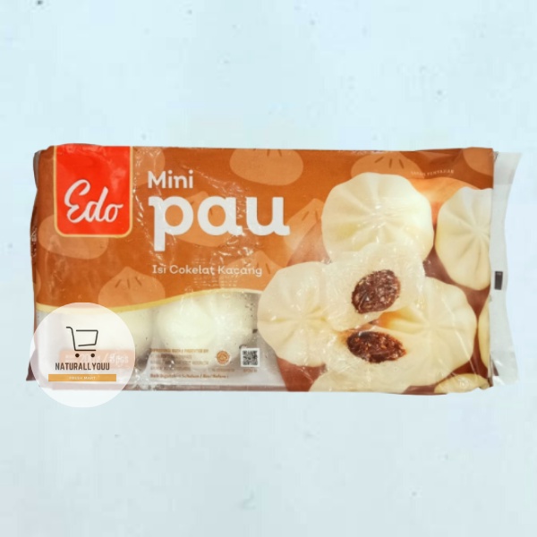 Edo Mini Pau Isi Coklat Kacang 200gr