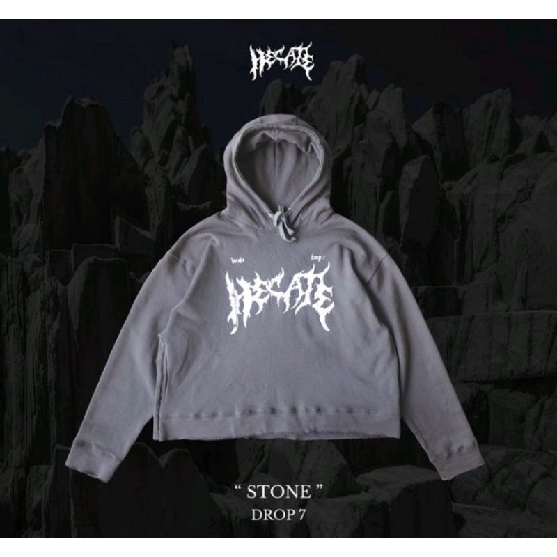 Hecate Hoodie drop 7 STONE