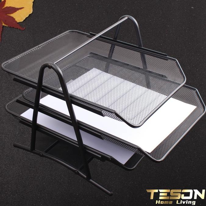 

[[COD]] Rak Kertas Dokumen Surat 3 Susun / Paper Document Letter Tray 3 Tier TERMURAH Kode 233
