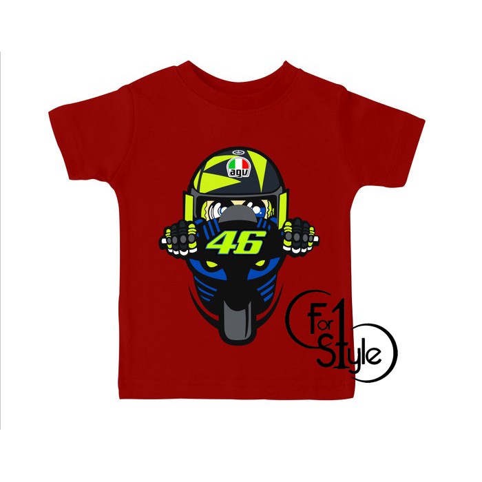 Kaos Valentino Rossi VR46 CHIBI Kaos Otomotif - 2