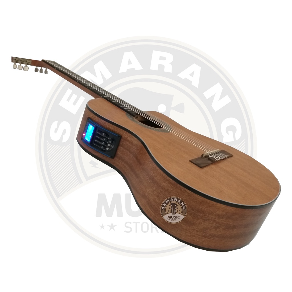 ORIGINAL!!! Gitar Klasik Elektrik Import Merk Cowboy CGC-100 NA CGC 100NS Equalizer Tuner LC Prener