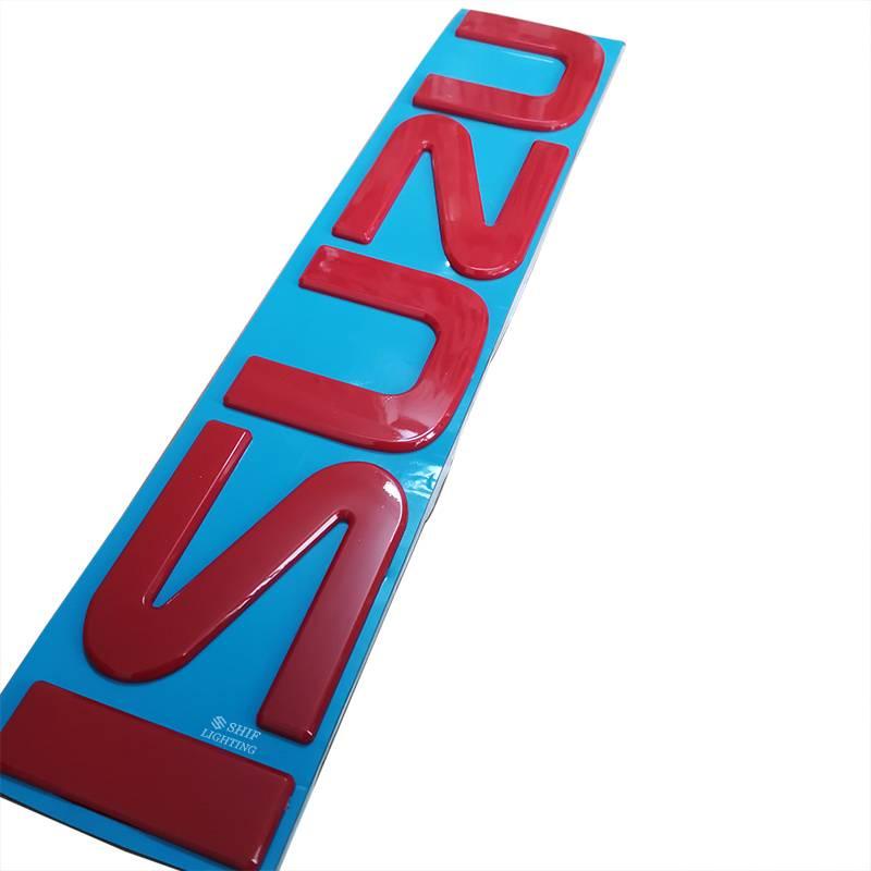 1pc Stiker Emblem Logo Isuzu Bahan Abs Untuk Bagasi Depan Mobil Isuzu