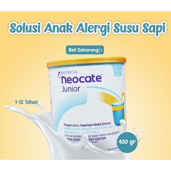 ✔️  NEOCATE JUNIOR 400 GR [ 1 - 12 TAHUN ]